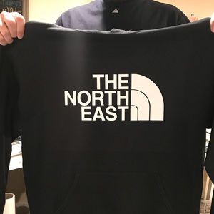 The North East Hoodie North Face Pun Great Gift!
